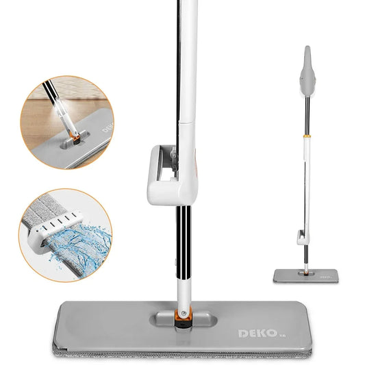 מגב הפלא עם מנגנון סחיטה, כולל 2 סחבת מיקרופייבר איכותית - home-store.co.il