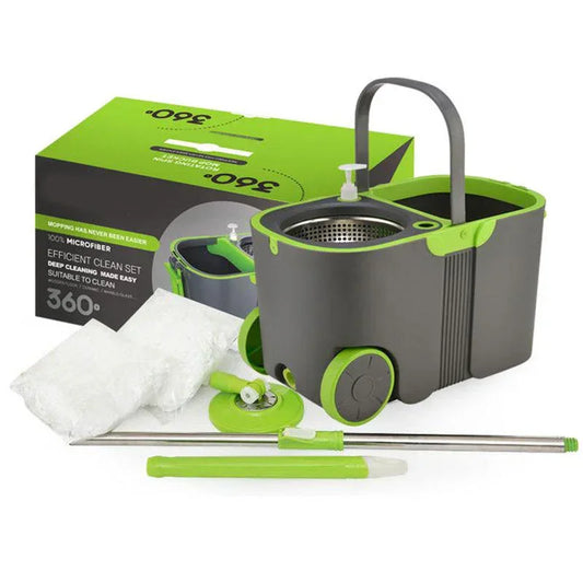 דלי הפלא SPIN MOP – ניקיון חכם, יבש ומהיר - home-store.co.il