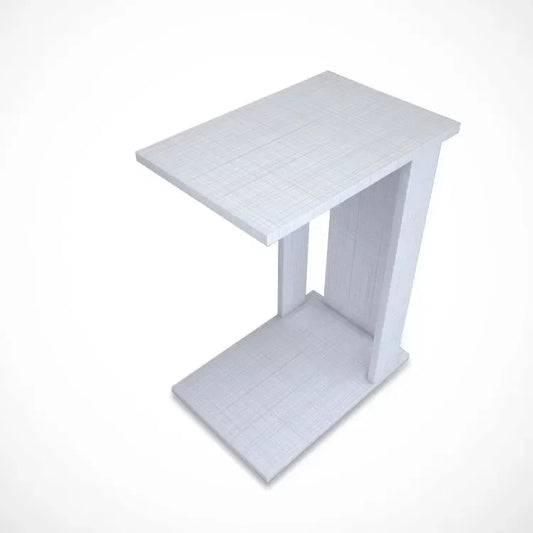 שולחן צד לספה או מיטה דגם פולו - לבן - home-store.co.il
