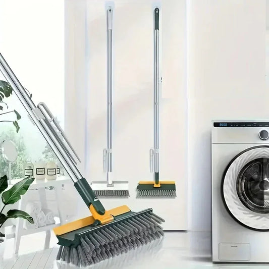 מברשת מגב קרצוף מקצועית Scrub Pro עם ראש מסתובב