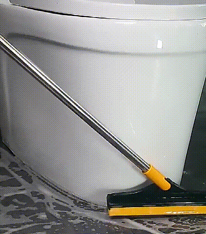 מברשת מגב קרצוף מקצועית Scrub Pro עם ראש מסתובב - home-store.co.il