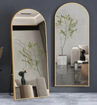 מראת גוף חצי-אובלית עם רגל 40×150 ס"מ – CUBINA - home-store.co.il