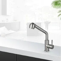 ברז מטבח נשלף – מים חמים וקרים, 2 מצבי זרם - home-store.co.il