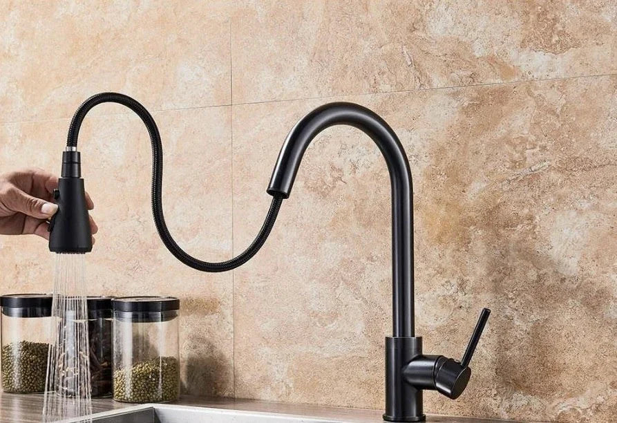 ברז מטבח נשלף Rozin – עיצוב פרקטי ואלגנטי - home-store.co.il