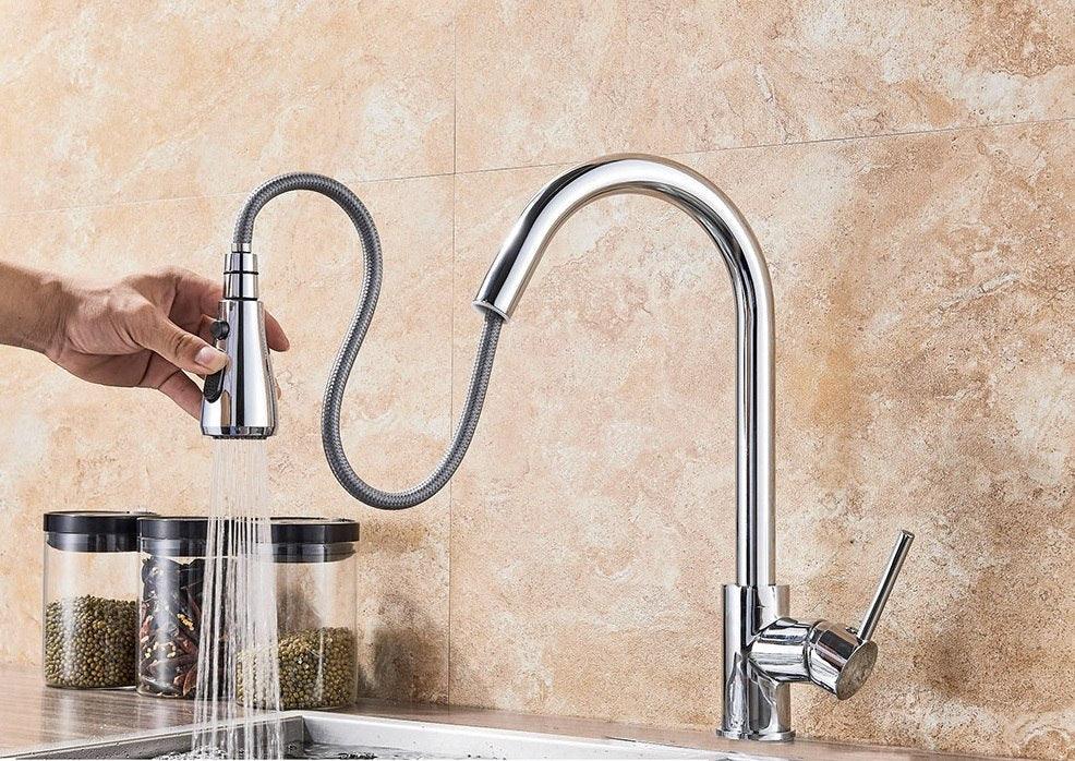 ברז מטבח נשלף Rozin – עיצוב פרקטי ואלגנטי - home-store.co.il