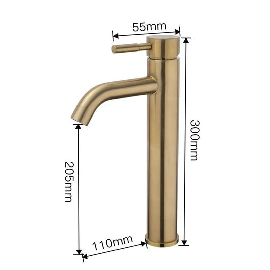 ברז כיור Euro – עיצוב יוקרתי למים חמים וקרים - home-store.co.il