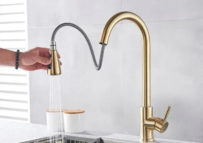 ברז מטבח נשלף Rozin – עיצוב פרקטי ואלגנטי - home-store.co.il
