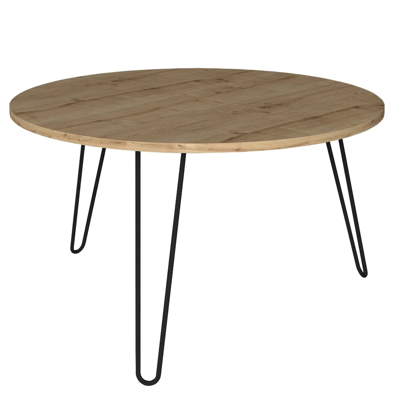 שולחן סלון אלון עם רגלי סיכה 80 סמ דגם שקד - home-store.co.il