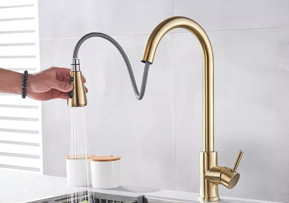 ברז מטבח נשלף Rozin – עיצוב פרקטי ואלגנטי - home-store.co.il