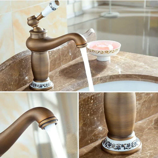 ברז רטרו יוקרתי לאמבטיה – עיצוב קלאסי למראה מושלם - home-store.co.il