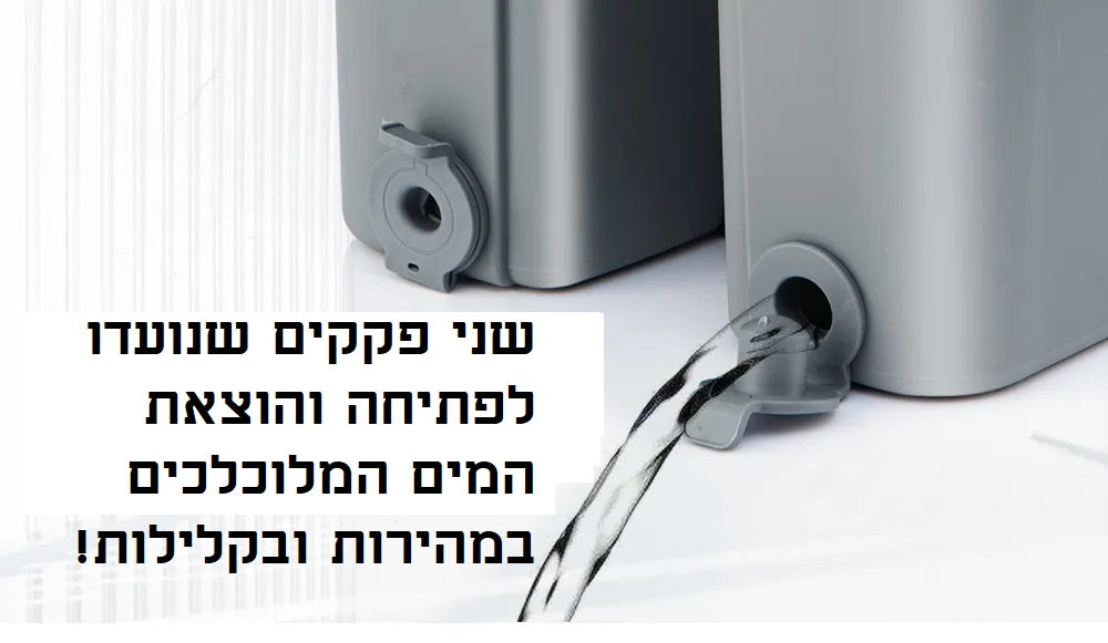 דלי הפלא עם מגב שטוח וסחיטה חכמה