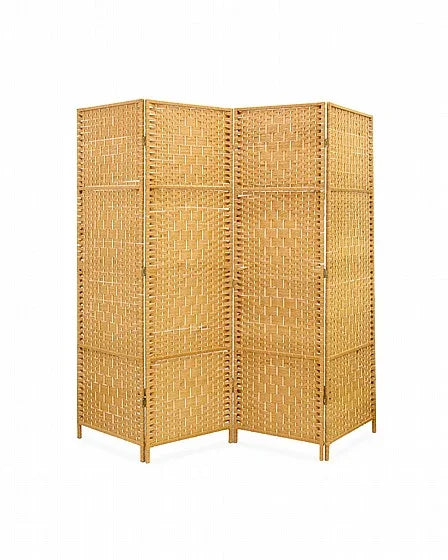 פרגוד קש קלוע 180*200 ס"מ צבע חום בהיר - home-store.co.il