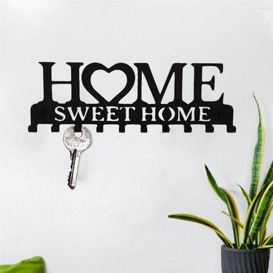 מתלה מפתחות מעוצב ממתכת, HOME