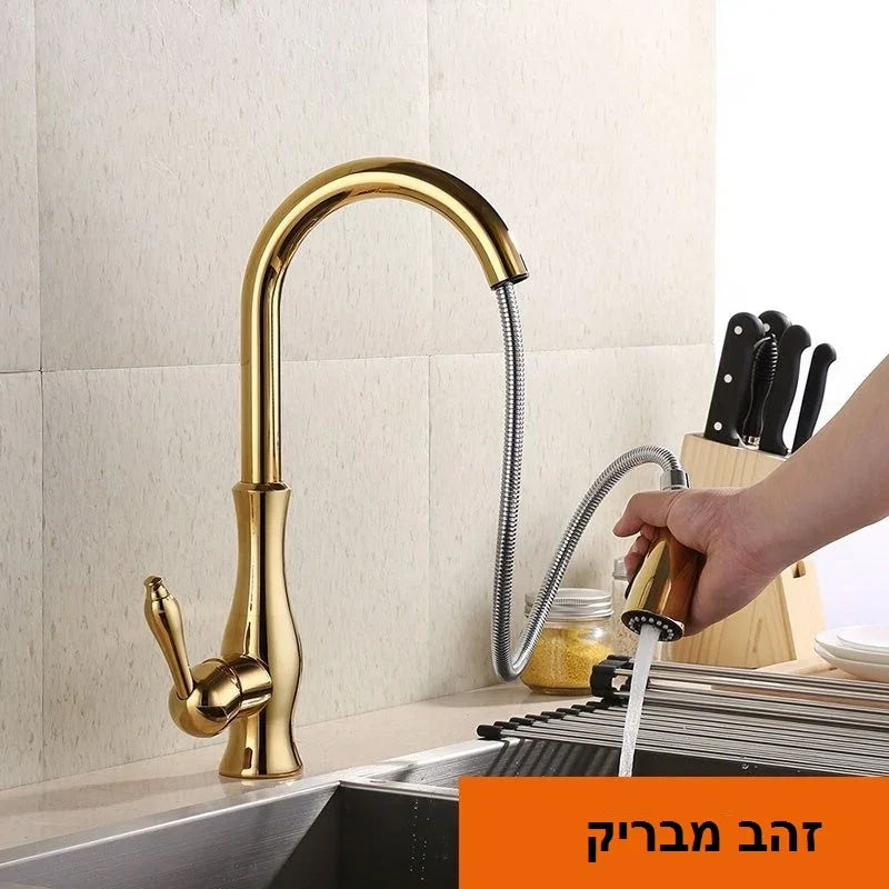 ברז נשלף למטבח